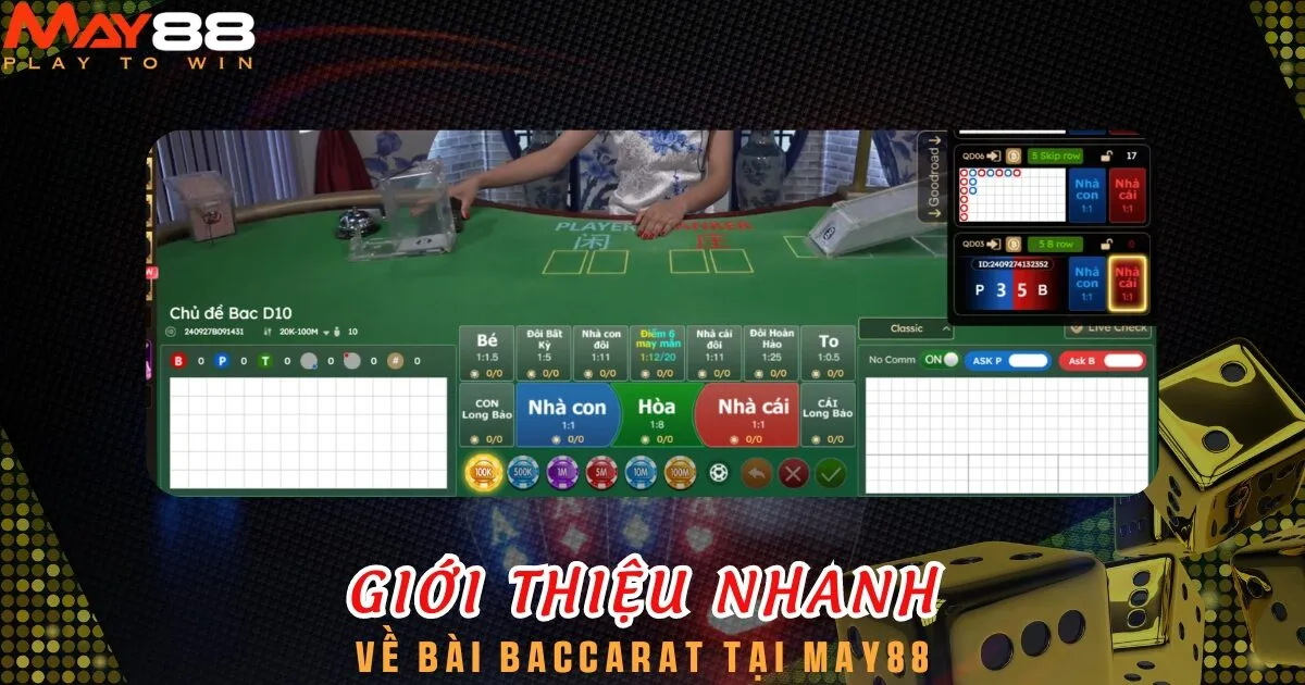 Baccarat là lựa chọn hoàn hảo dành cho những tân thủ